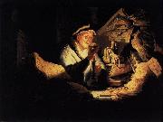 REMBRANDT Harmenszoon van Rijn Parable of the Rich Man oil